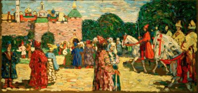Sunday (Old Russian) by Wassily Kandinsky